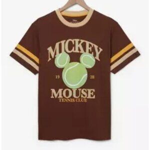 Disney Mickey Mouse Tennis Club Ringer T-Shirt